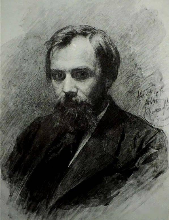 俄罗斯风景大师克拉姆斯柯依的素描