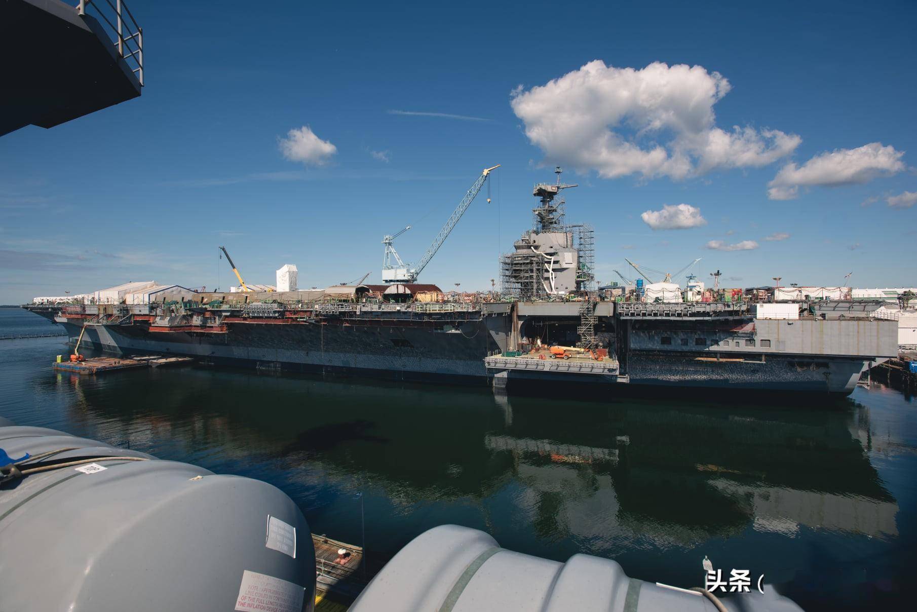 美国肯尼迪号航母cvn79已完工88预计2024年交付