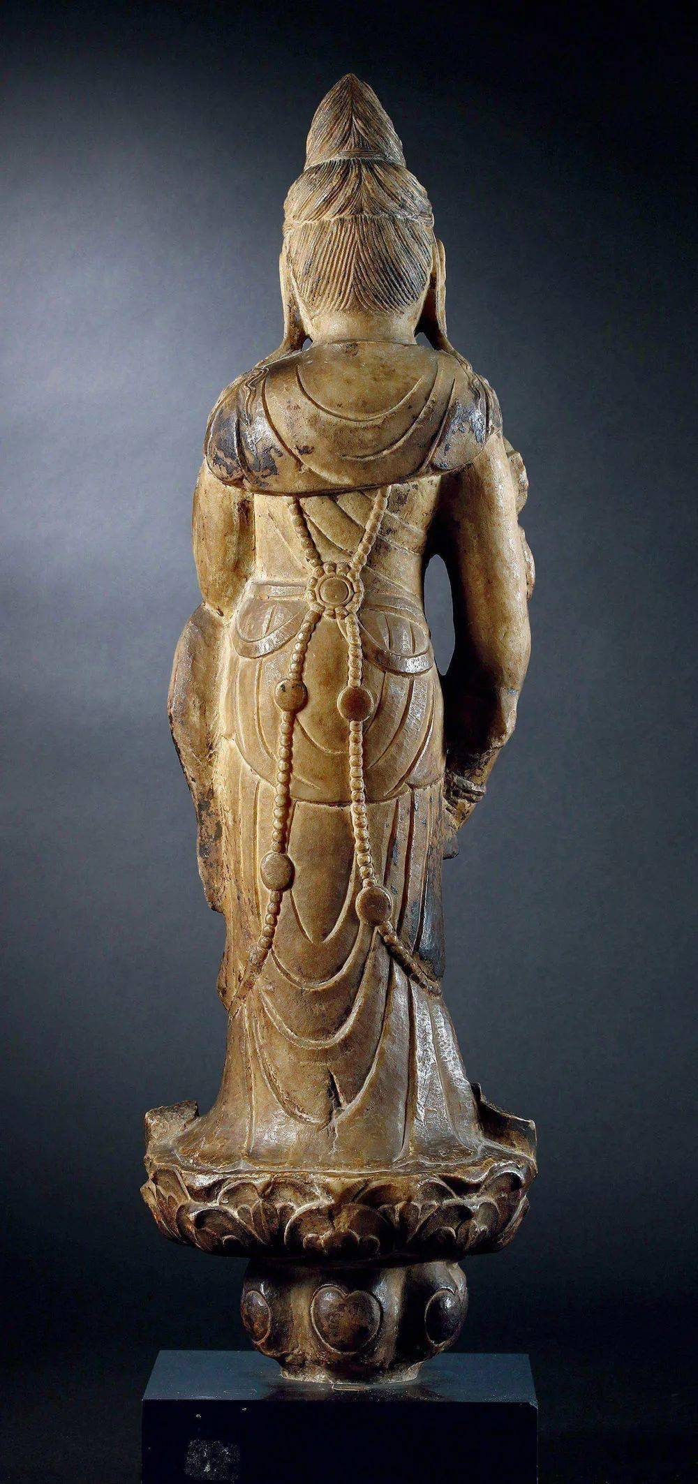 赏析|唐代白石雕大势至菩萨立像_素食_观世音_常识