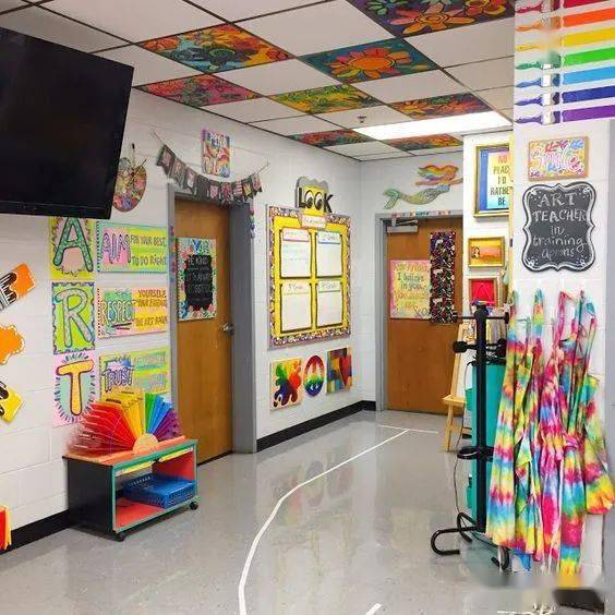 分享 | 国外学校美术教室是如何布置和展示的?
