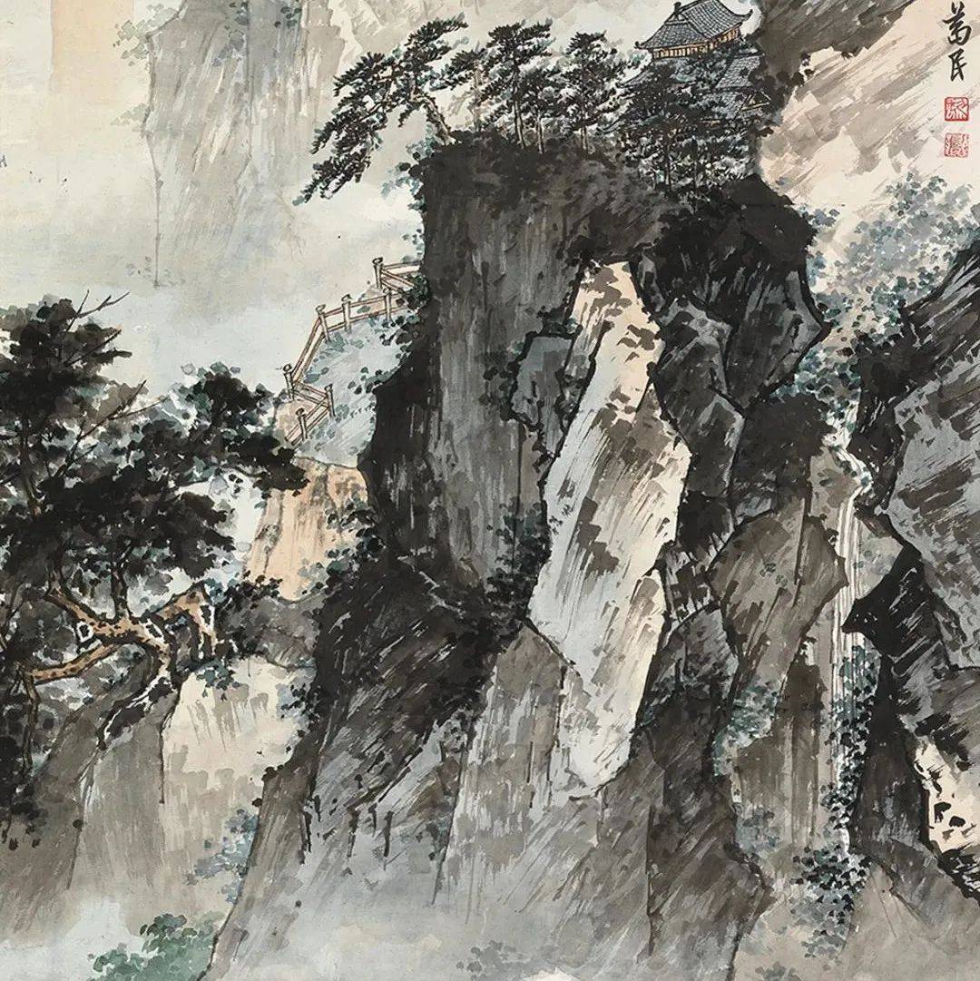 国画名家黎葛民的山水画作品_波罗蜜_书画_般若