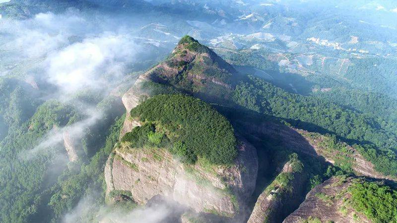 会昌筠门岭:丹霞云海似仙境_筠门岭镇_大山头_显得