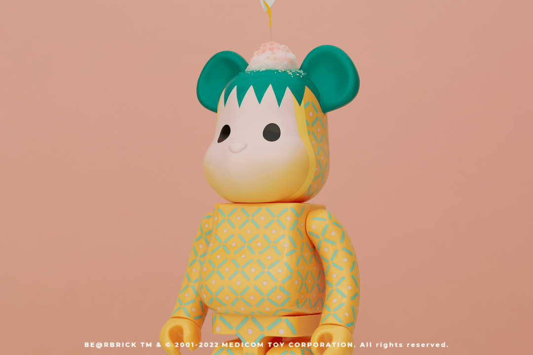 MEDICOM TOY - CLOT × BE@RBRICK SUMMER FRUITS 100％ 400％ ENJOY A HAWAIIAN SUMMER WITH THE CLOT x MEDICOM TOY BE
