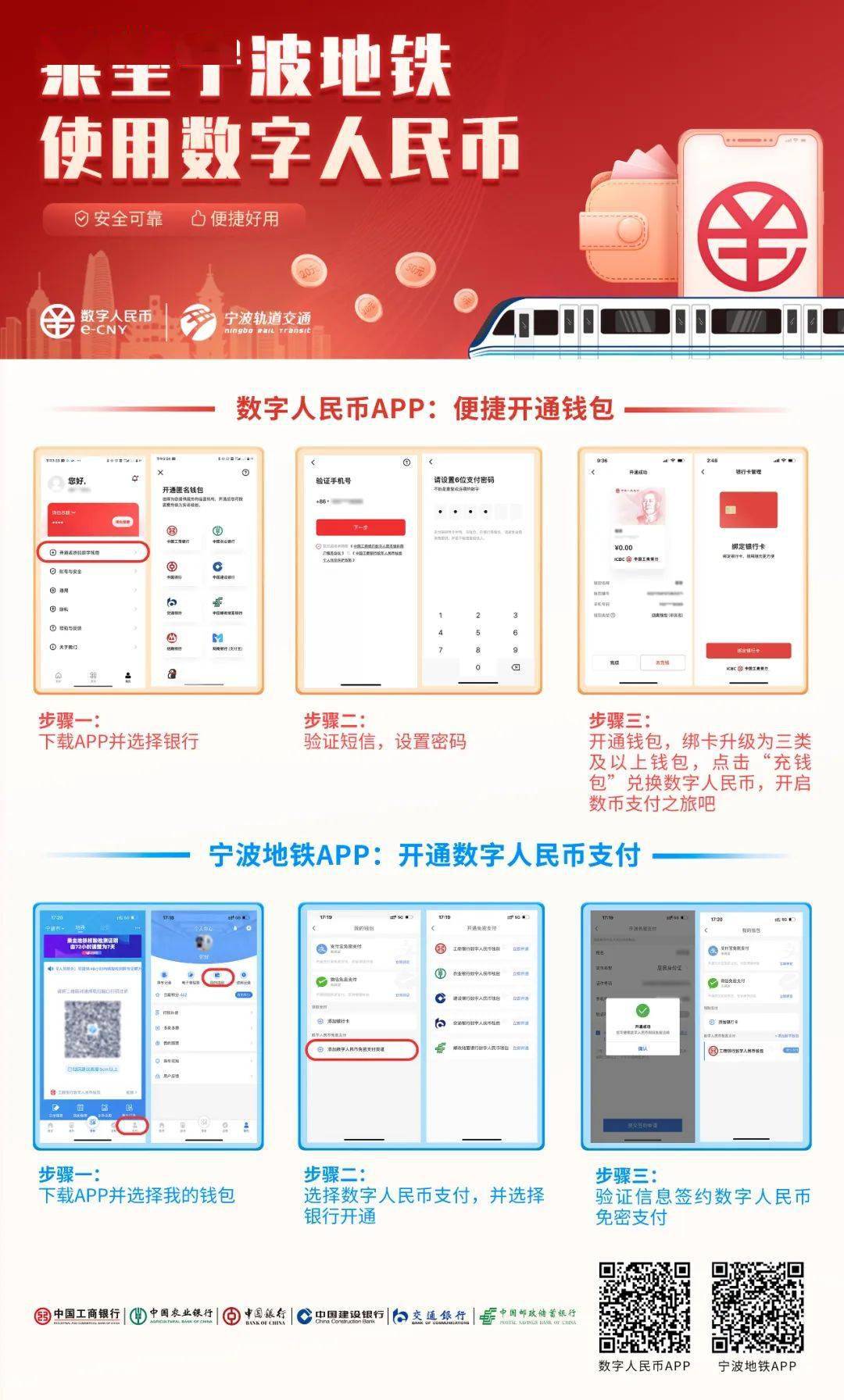最新！宁波地铁今天起能用数字人民币了！使用方法看过来→_搜狐网