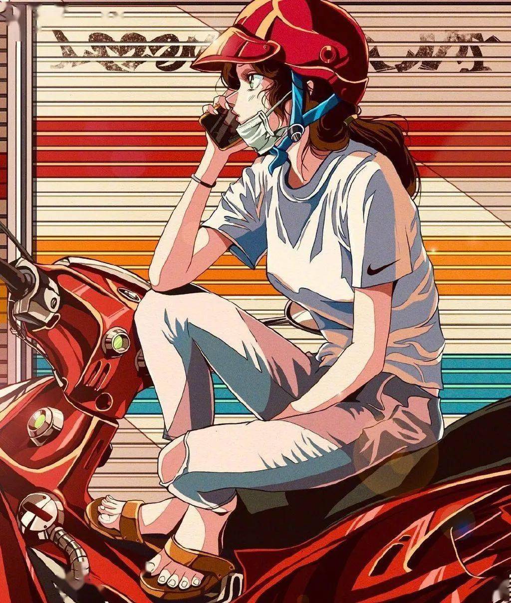 插画| 危险又迷人的美少女,看完梦回90年代!_hwang_作品_jin