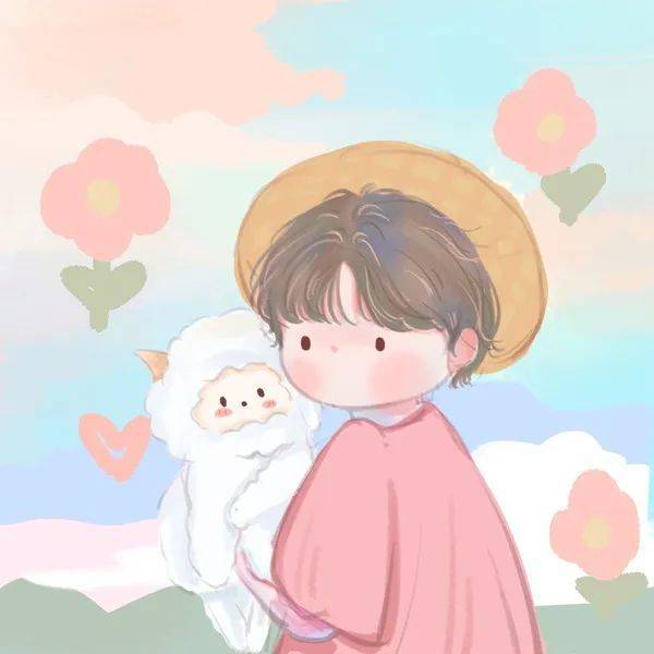 巨巨巨nice的情侣头像,哪一组更能击中你的心巴!_鹿屿_作品_矮凳