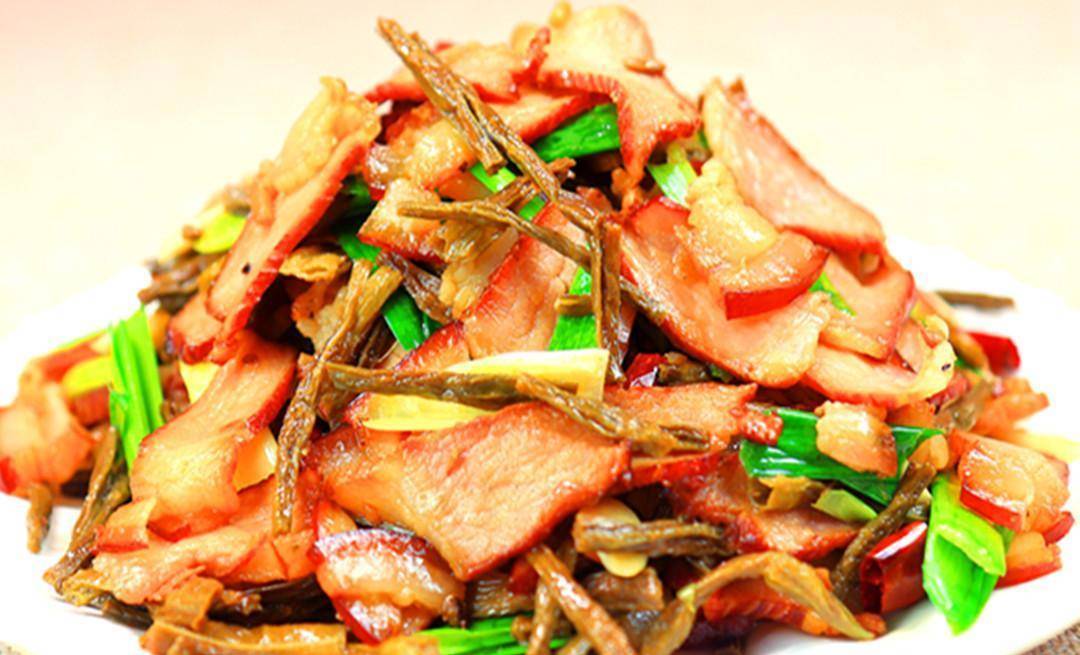 不浪费钱,生活有保障_馄饨_腊肉_豆角