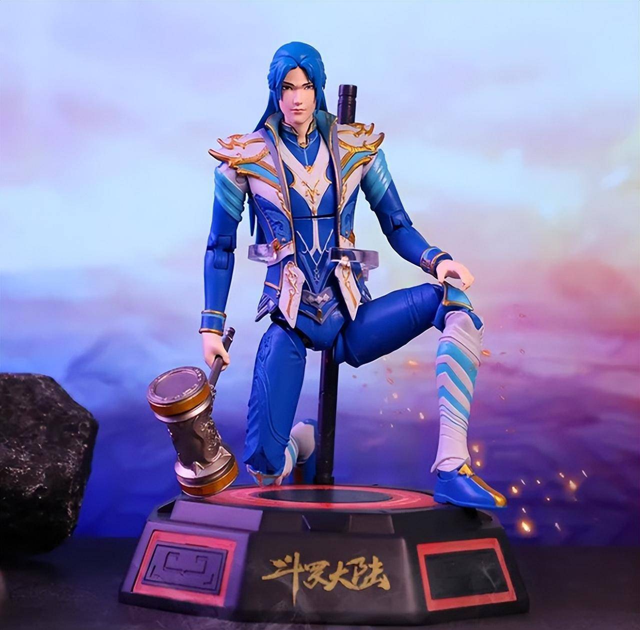 《斗罗大陆》出史莱克七怪可动人偶,形象一言难尽,配件却很齐全_昊天