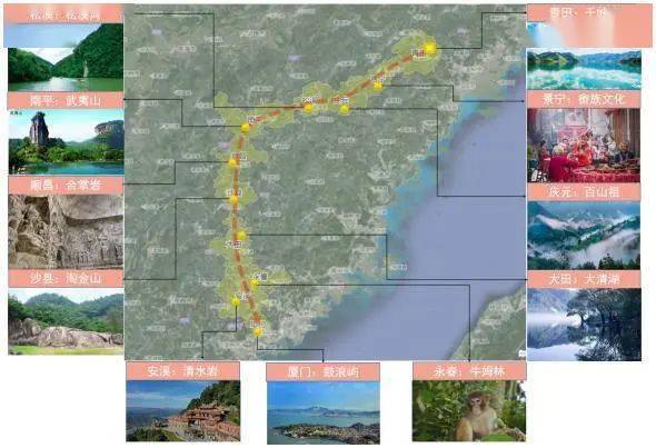 途经庆元～_景宁_青田_公路网