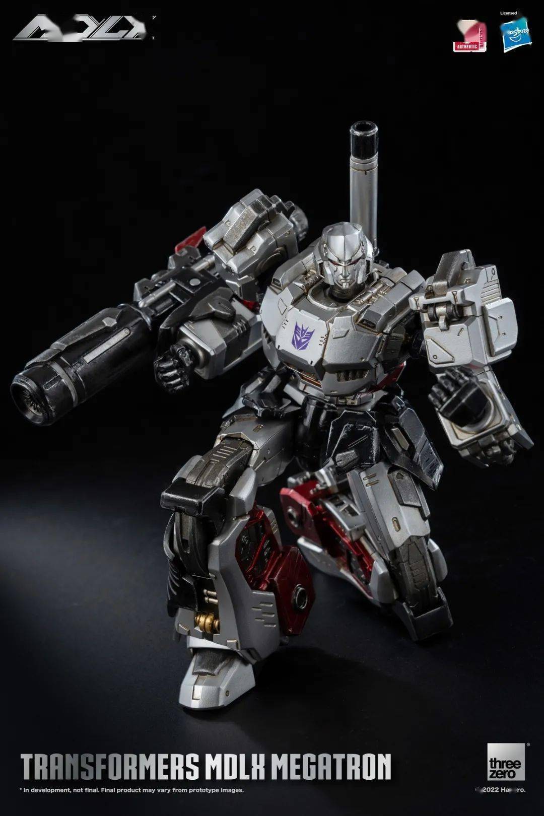 新品预定~threezero 3a 7寸 变形金刚 mdlx megatron 威震天 3z03350w