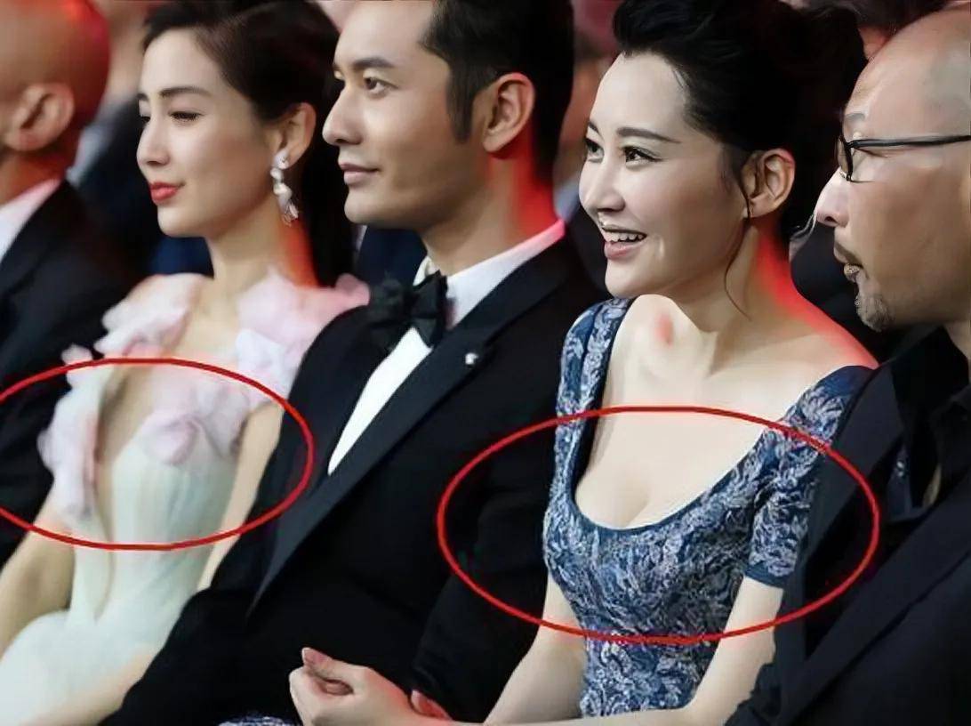 但是从侧面看身材,许晴简直就秒杀杨颖了.