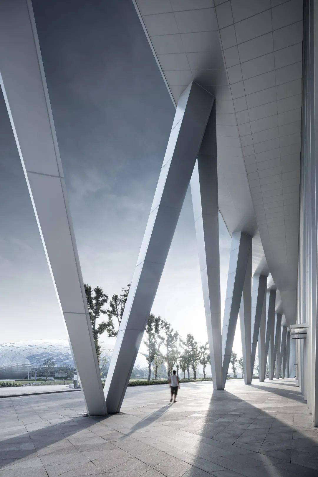 【uas】理事快讯丨浙大设计:联合国地理信息展览馆_建筑_入口_空间