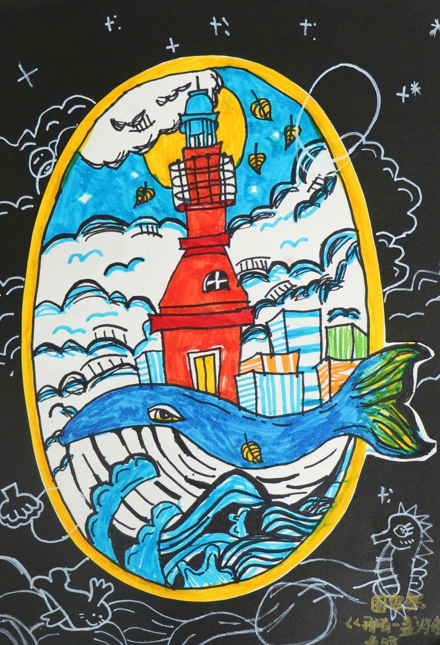 "招商银行杯"和美乐绘少儿美术展作品展播5_春晖_校区_滨州