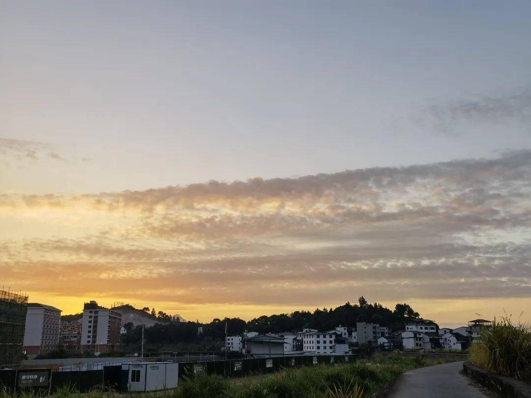 宁德人肯定没见过!鳌江村别样的早霞与黄昏!