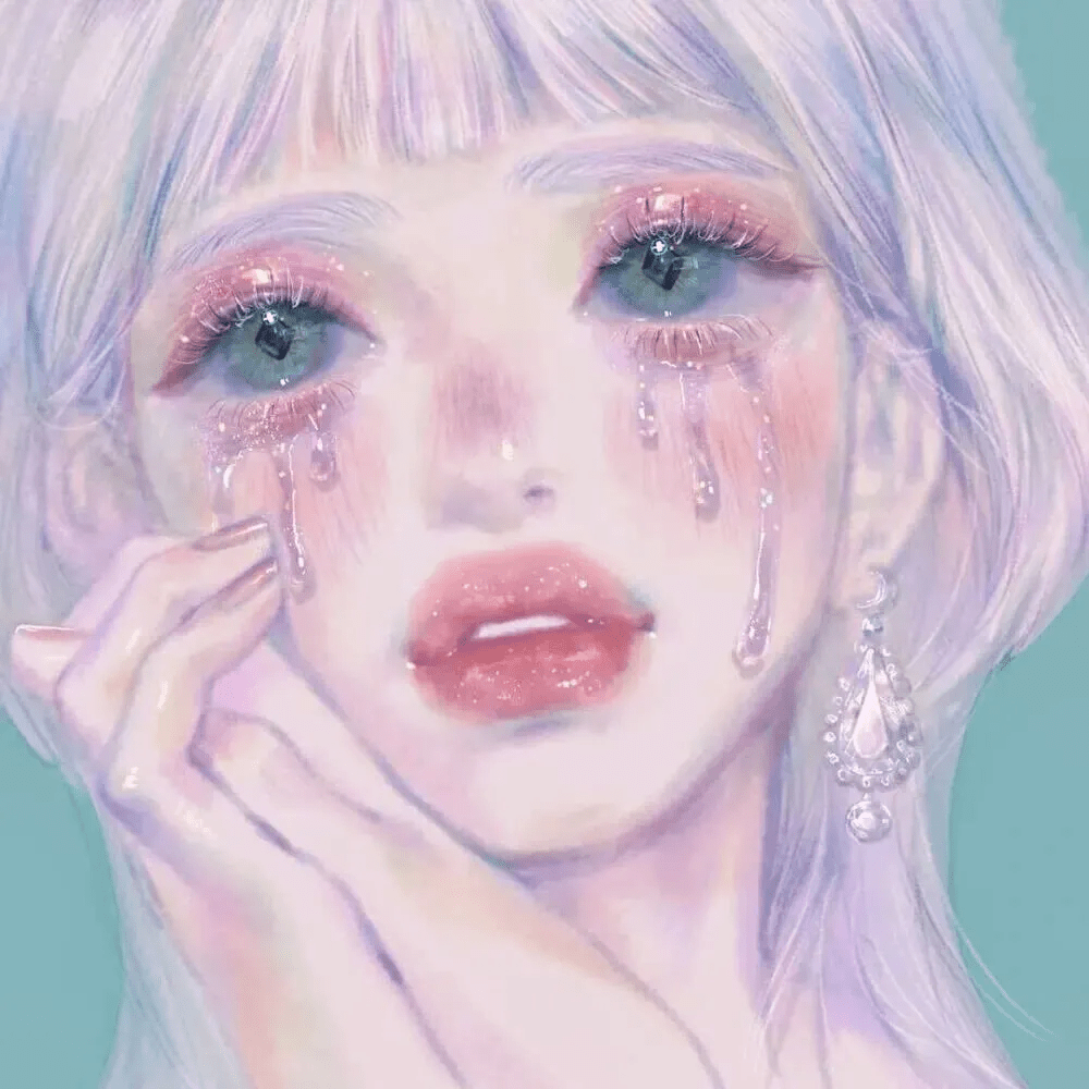 头像|仙气空灵系小众动漫头像_wi-fi_图片_字体