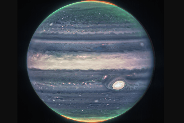 nasa发布木星最新图像 科学家称前所未见_韦伯_望远镜_太阳系