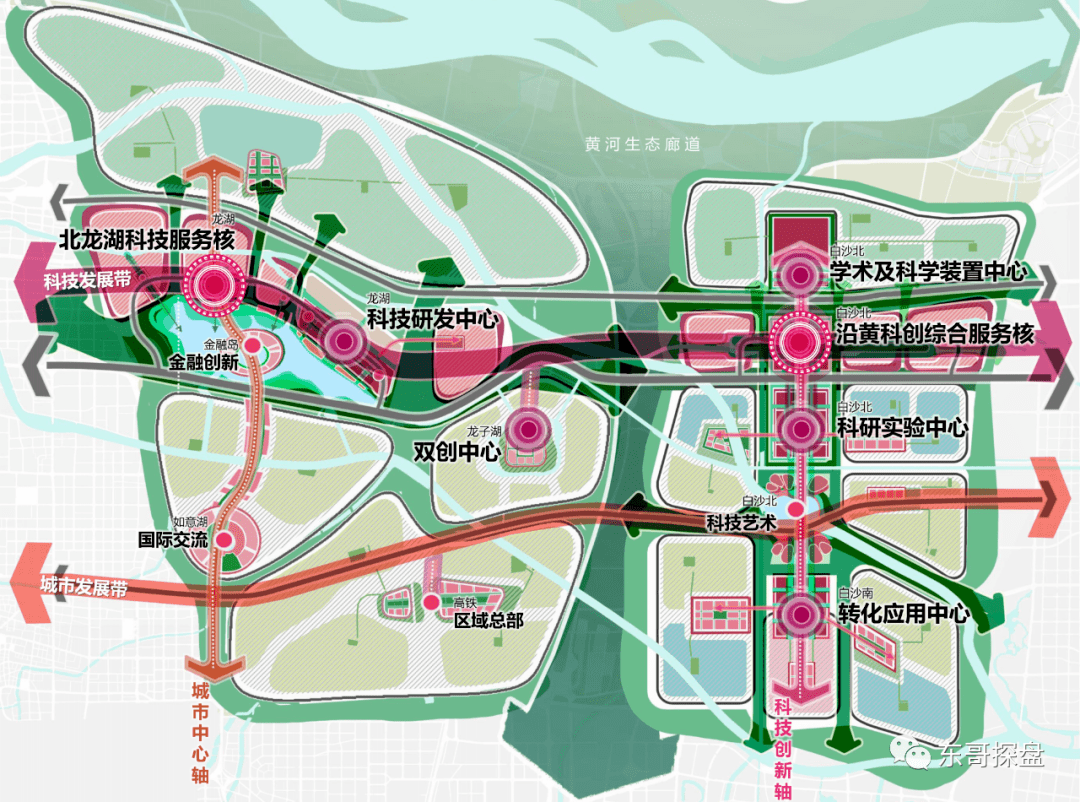 0版本的中原科技城,真要变成260平方公里的"城" ?_龙湖_片区_发展