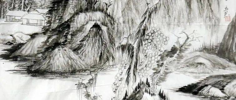 水墨淡雅 气韵高古——毕利君山水画将在《西部成功书画家》刊载_作品_笔墨_画面