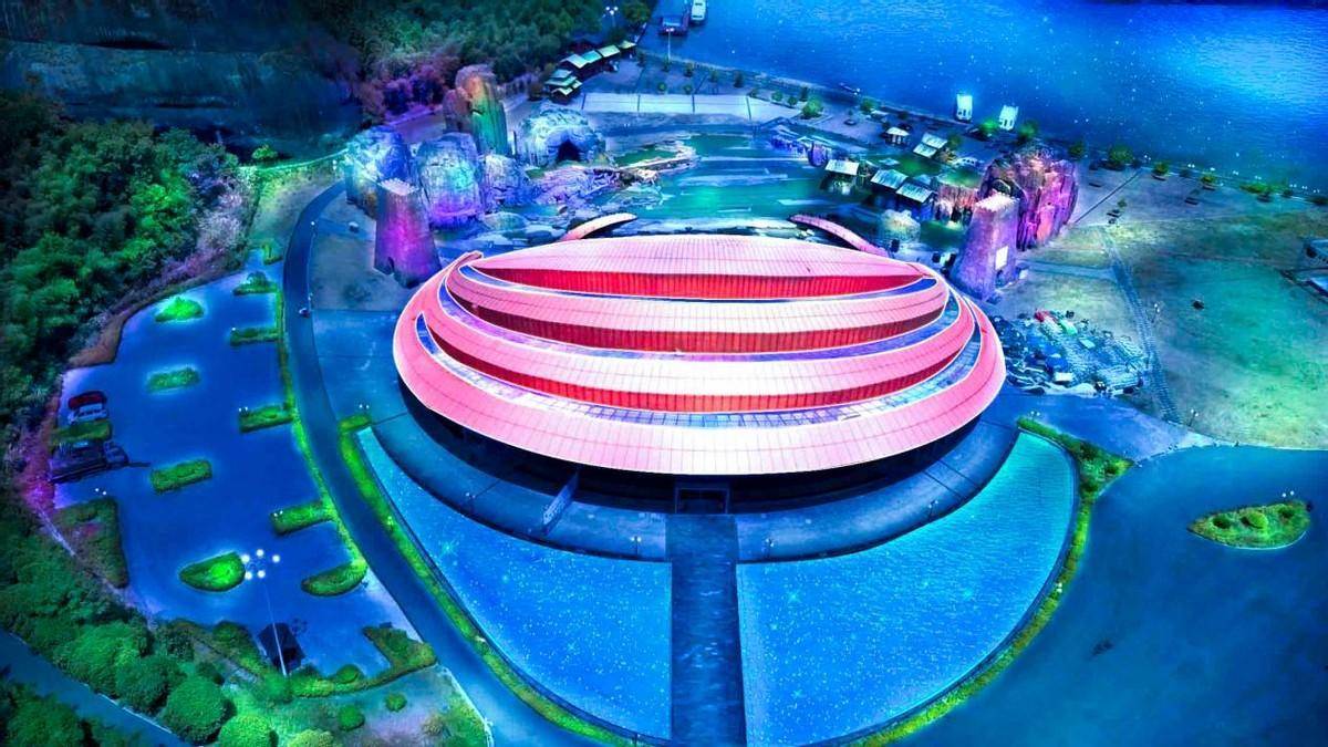 飞天山实景演出中心在旅发大会之后精彩上演的"苏仙邀您来赏月"演唱会