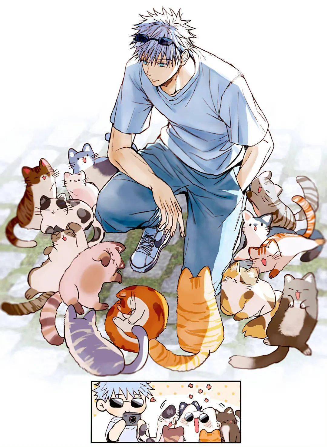 【动漫壁纸】《咒术回战》五条悟真的帅我一脸_悟真_帅我_壁纸