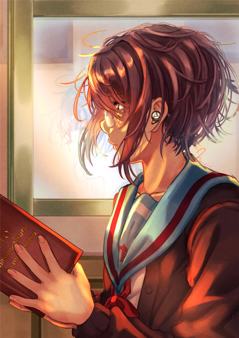 沉浸在安静的世界!耳机系列p站二次元头像_耳机_二次元_系列