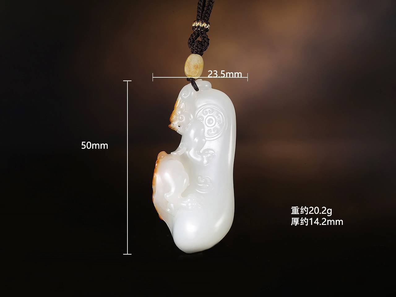 佰匞玉雕 雪脂精糯 醇红珍艳 张克山 福在眼前 新疆和田玉籽料_工艺