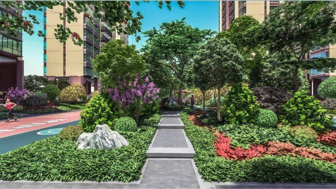 恭贺武宣公馆9#,15#,16#楼业主,你的房子封顶啦!园林效果图首爆!