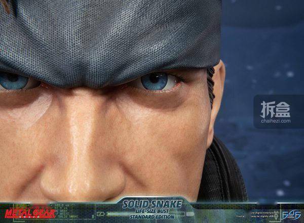 first 4 figures 合金装备 snake 斯内克 12寸 22寸胸像_产品_cm_比例