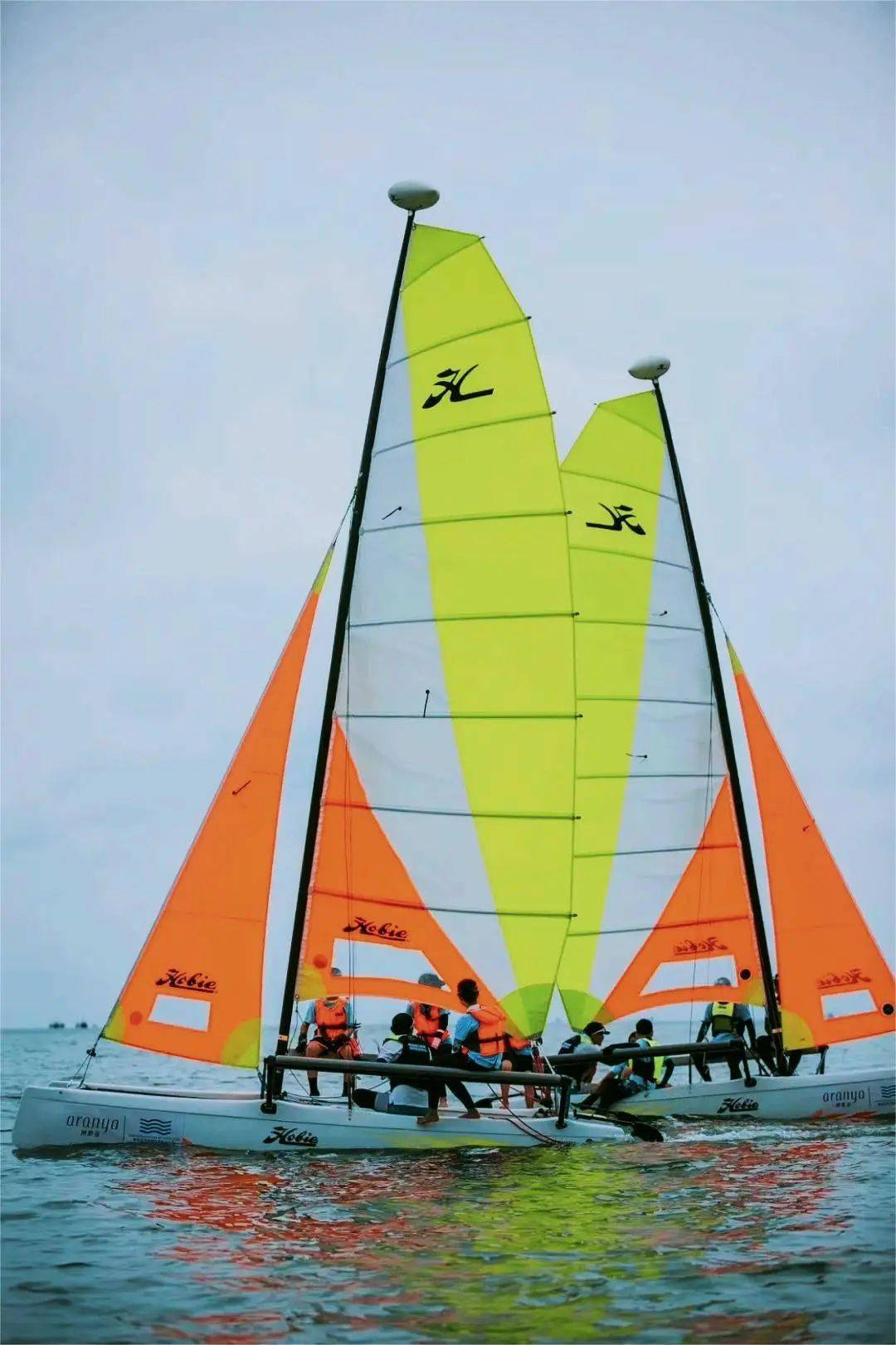 hobie帆船窄桨如苇,宽桨如叶,或立或跪或坐或卧,或者任何你能平衡的