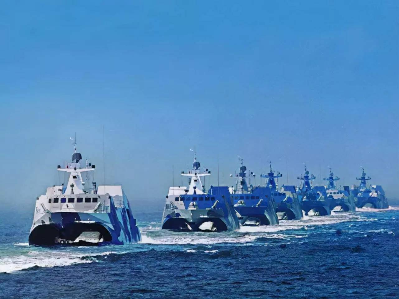 飞行海面的022隐身导弹快艇,火力强大的小型武库舰_设计的_方面_船体