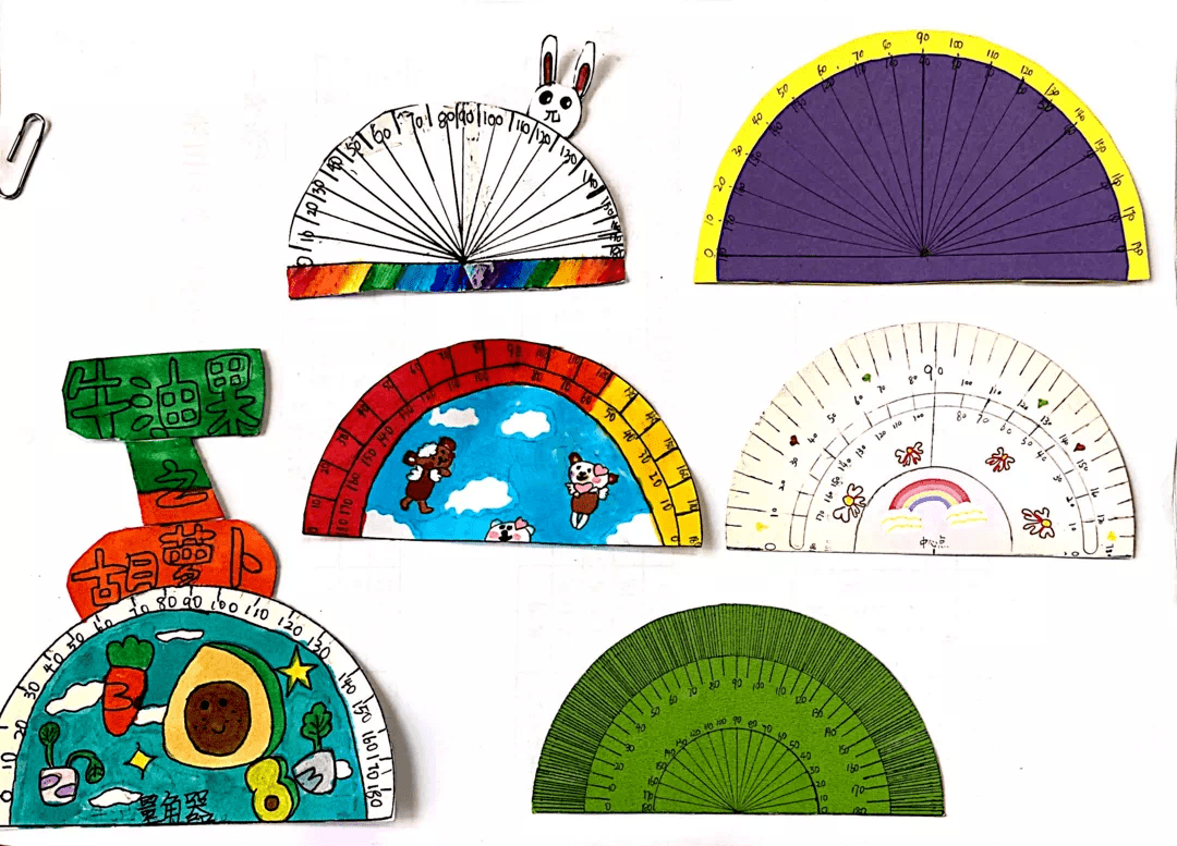 暑假,玩转数学——丰师附小本校区数学暑假作业展示_年级_活动_量角器