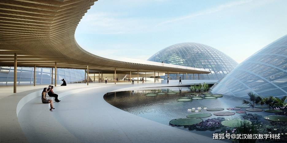 【建筑设计】山西太原穹顶植物园_圆顶_温室_建筑物