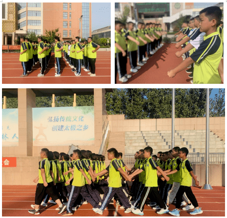 恰同学少年 英姿飒爽 意气风发——莘县翰林学校举行2022级新生队列