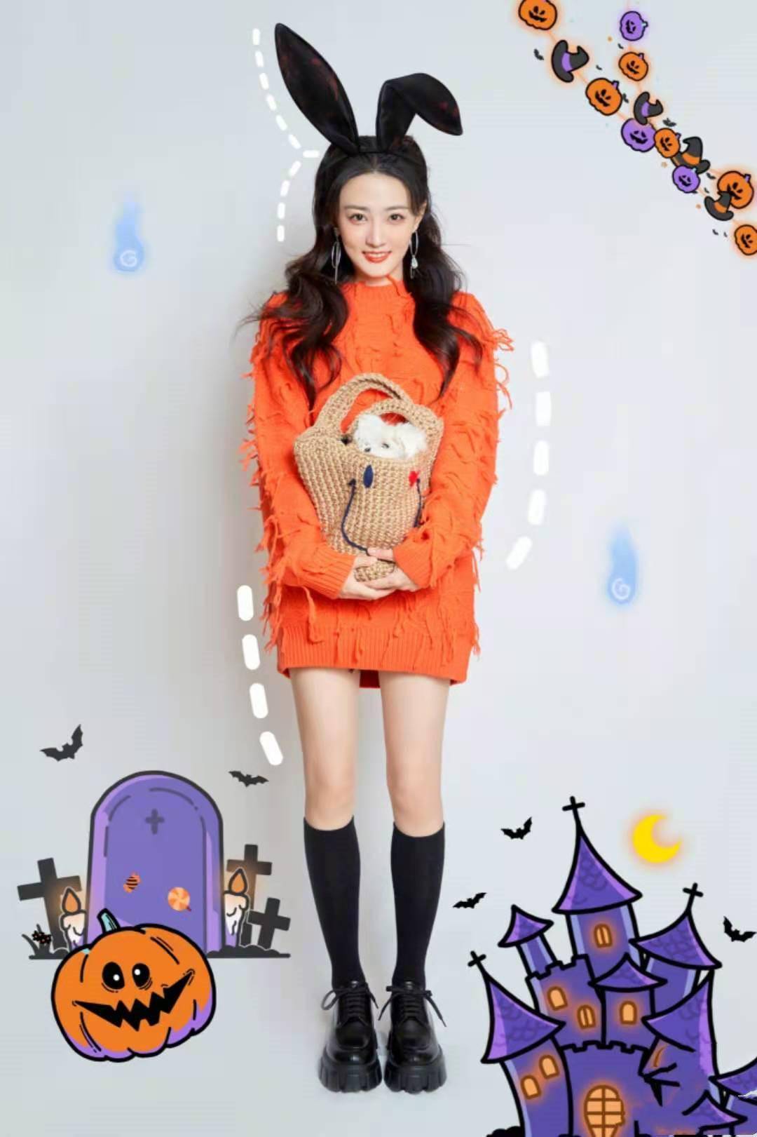 徐璐把"野心"穿在了身上,又甜又清新,美得让人移不开眼睛_效果_身材