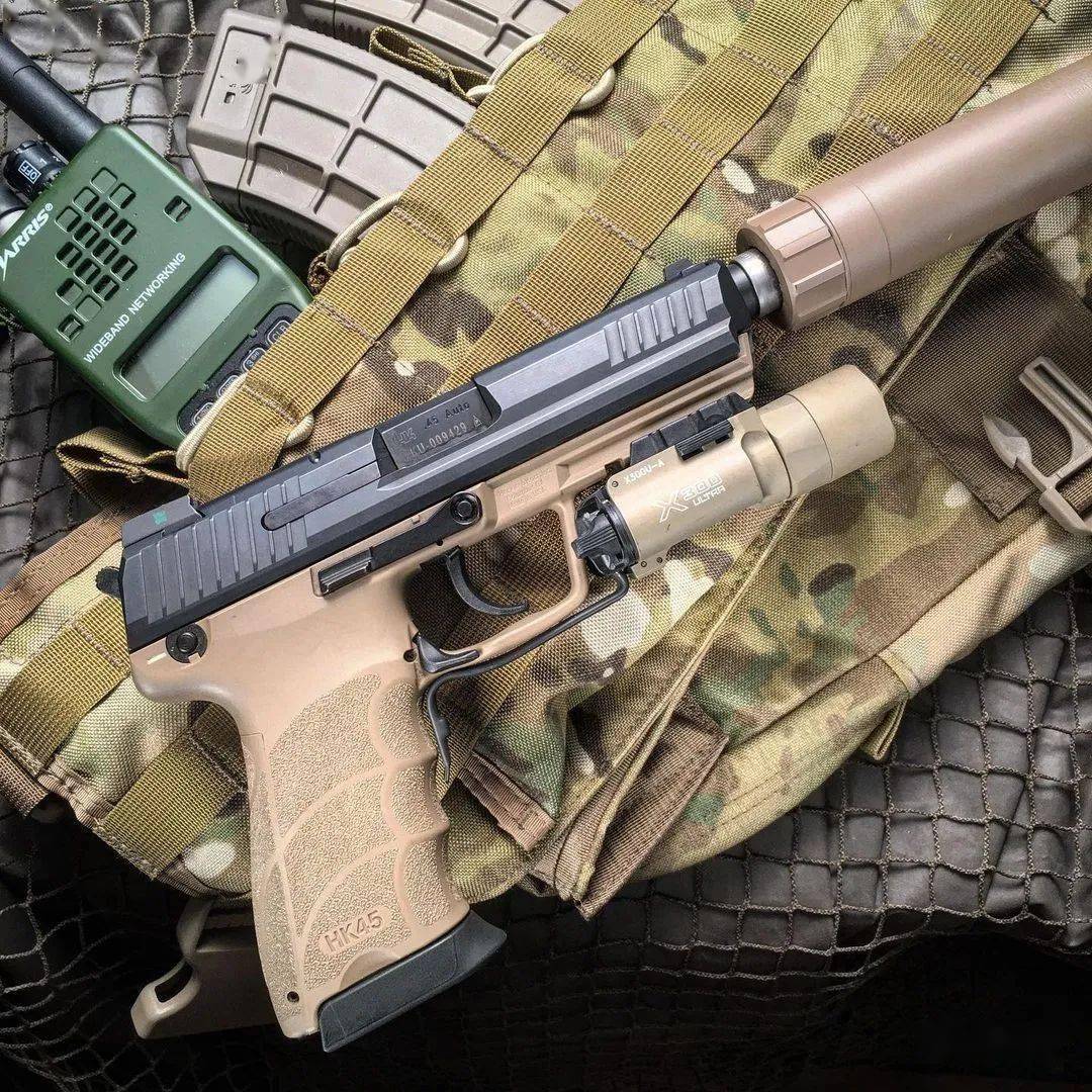 【强力干将】hk公司hk45/hk45c手枪美图欣赏_火器_视频_战术