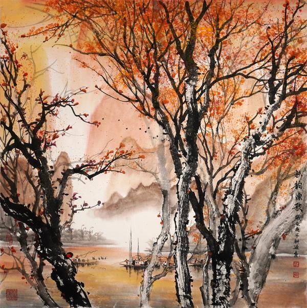 元气淋漓,幻墨幻彩的开创者——罗科通_山水画_作品_罗先生