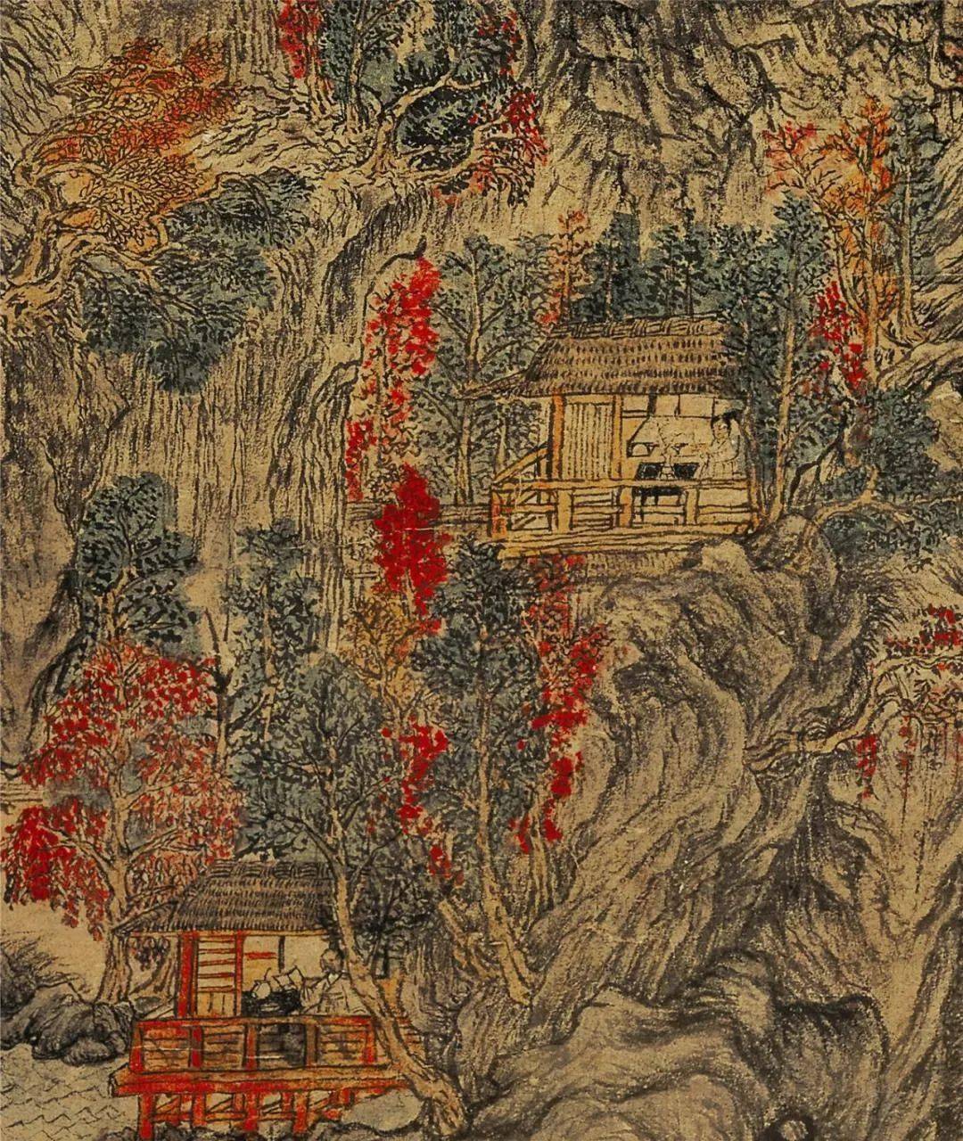 95王蒙 东山草堂图95王蒙 春山读书图95王蒙 花溪渔隐图95