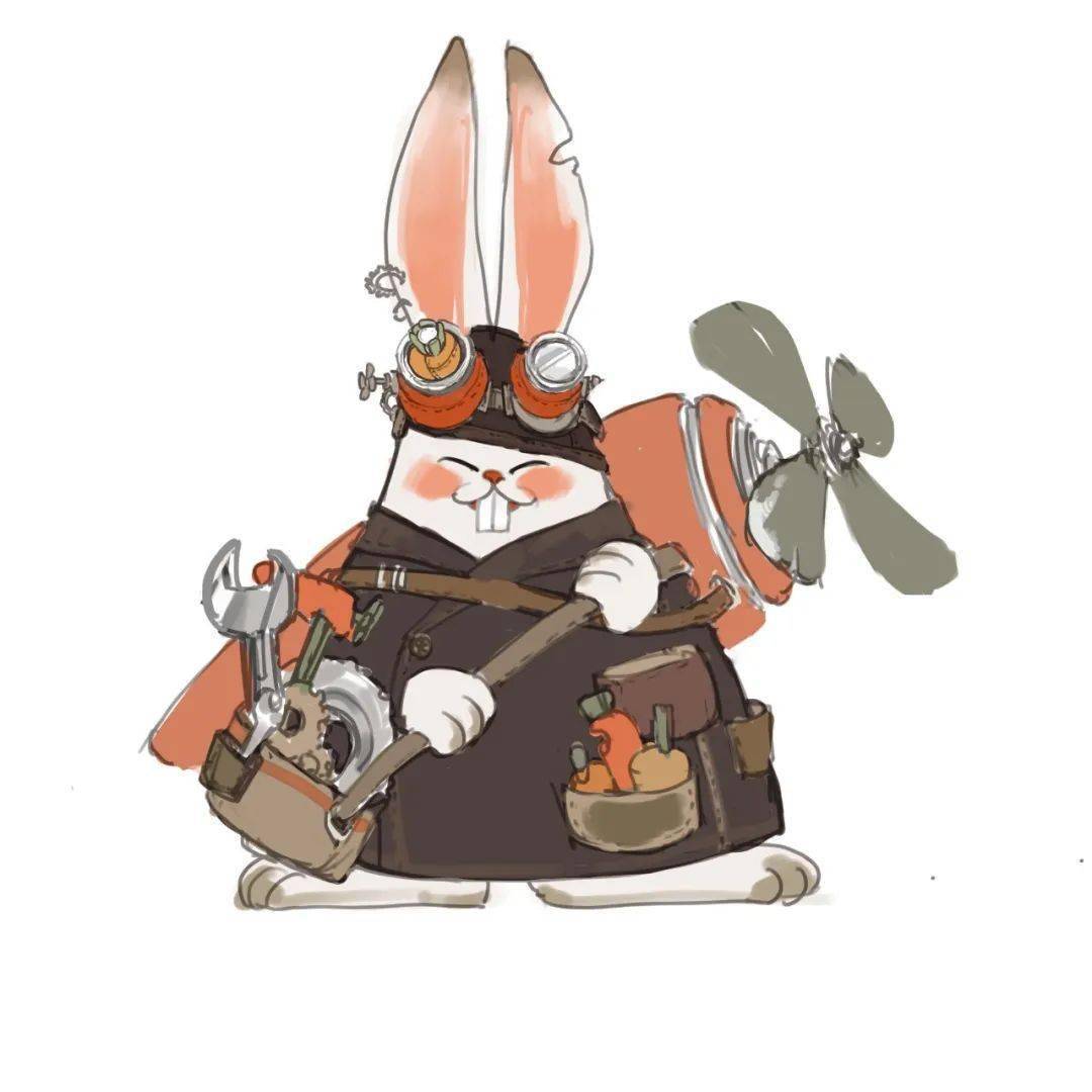 惟新课堂丨蒸汽朋克作品展_三视图_角色_设计