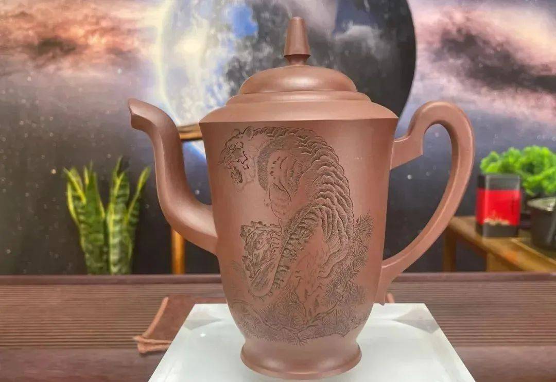 乔掌柜紫砂宜兴:任淦庭传人,省陶瓷艺术名人【任南松】,工艺精妙,恢弘