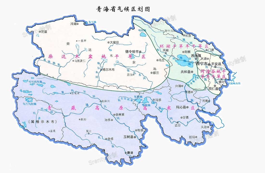 盆地干旱区,环湖干旱半干旱区,青藏高原高寒区和河湟谷地干旱半干旱区