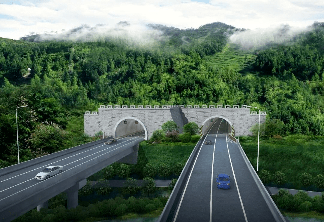 途经吉安市遂川县,赣州市上犹县,崇义县和大余县,终于康大高速