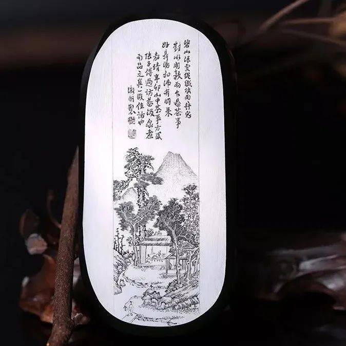 玉雕上的阴刻艺术_雕刻_书法_玉石