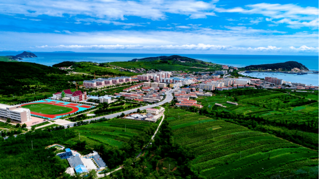 广鹿岛全景图图片