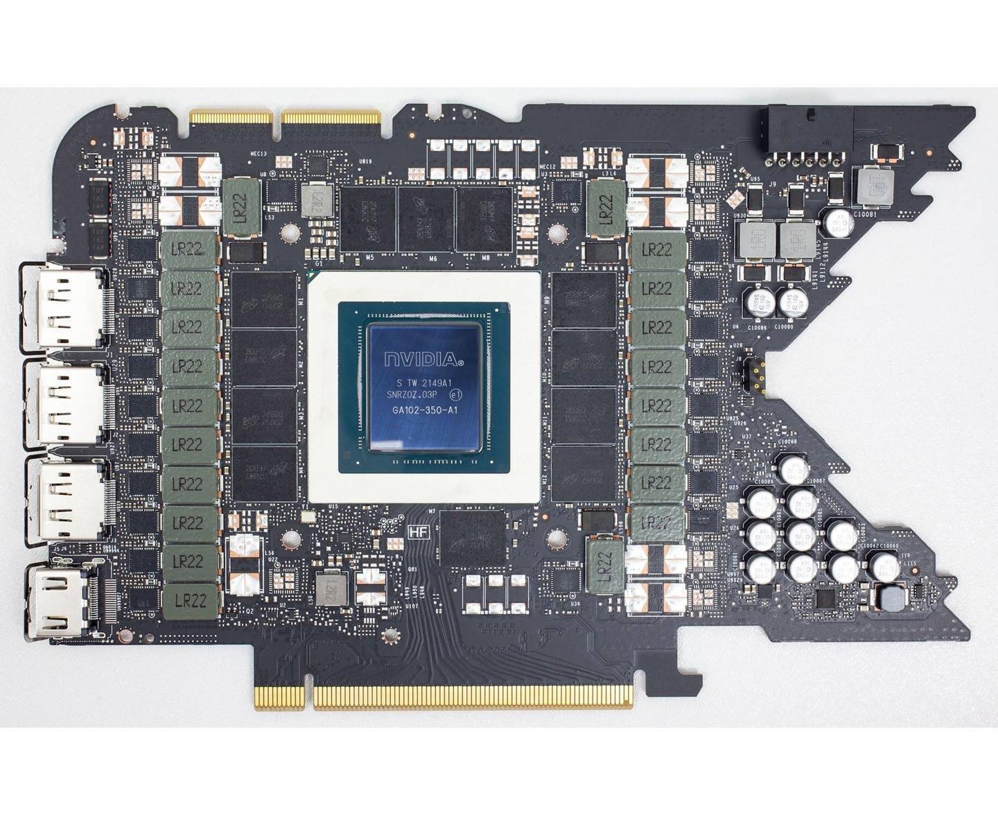 英伟达 rtx 4090 公版 pcb 公布:延续上代设计,搭载 ad102 gpu_nvlink