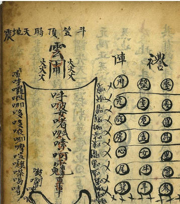 道兰书局:符咒手抄本《细讲精微》_余常靖_炼度_铁师
