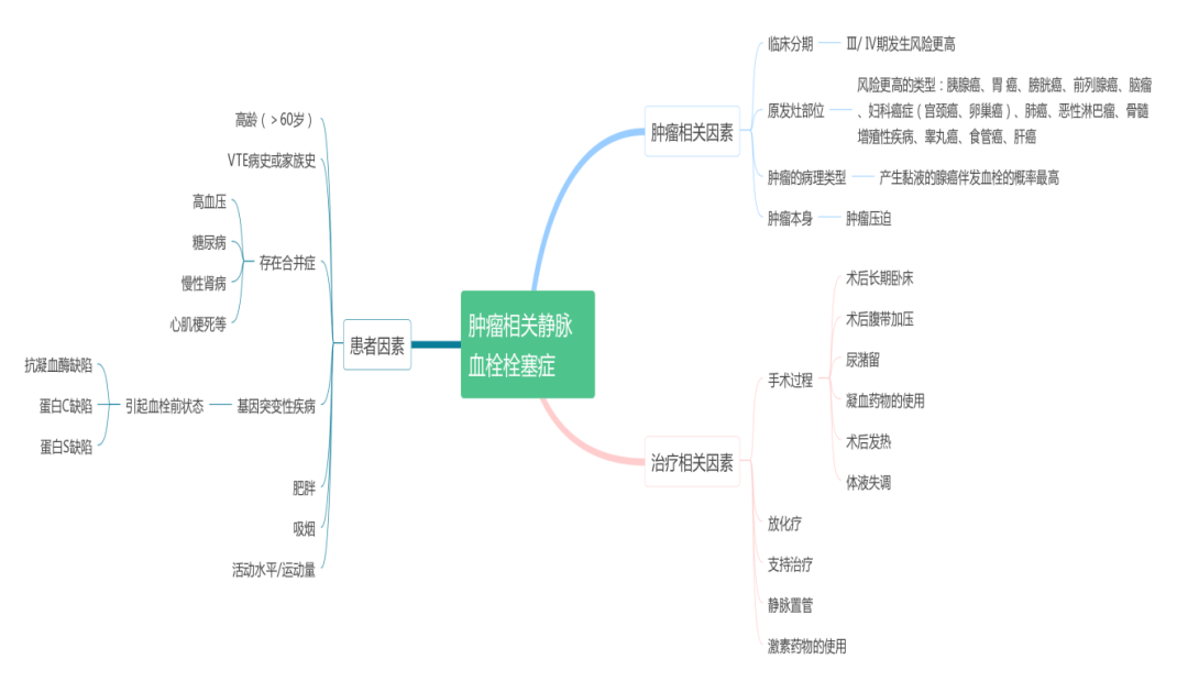 巧用思维导图,轻松get血栓知识_相关_肿瘤_患者