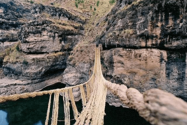 世界上最“脆弱”的桥，整座桥用野草编织，存在至今已有500年！