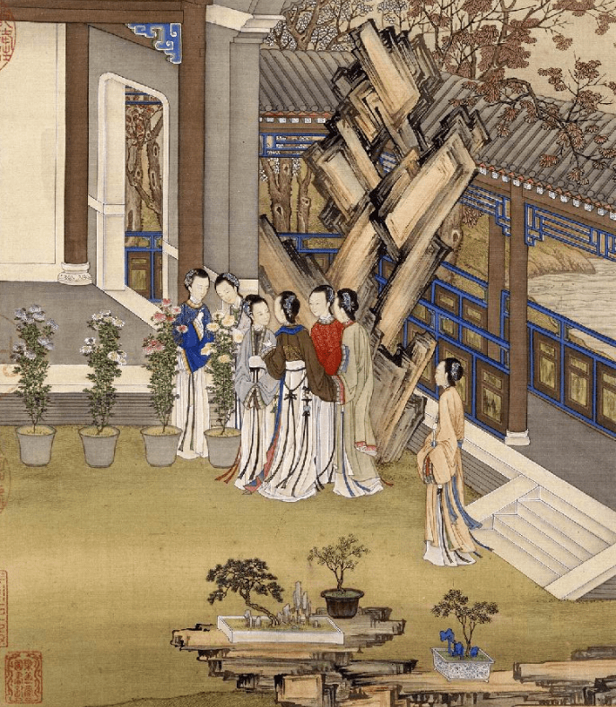 天凉好个秋,来看古人的秋庭风光_故宫博物院_庭院_雍正