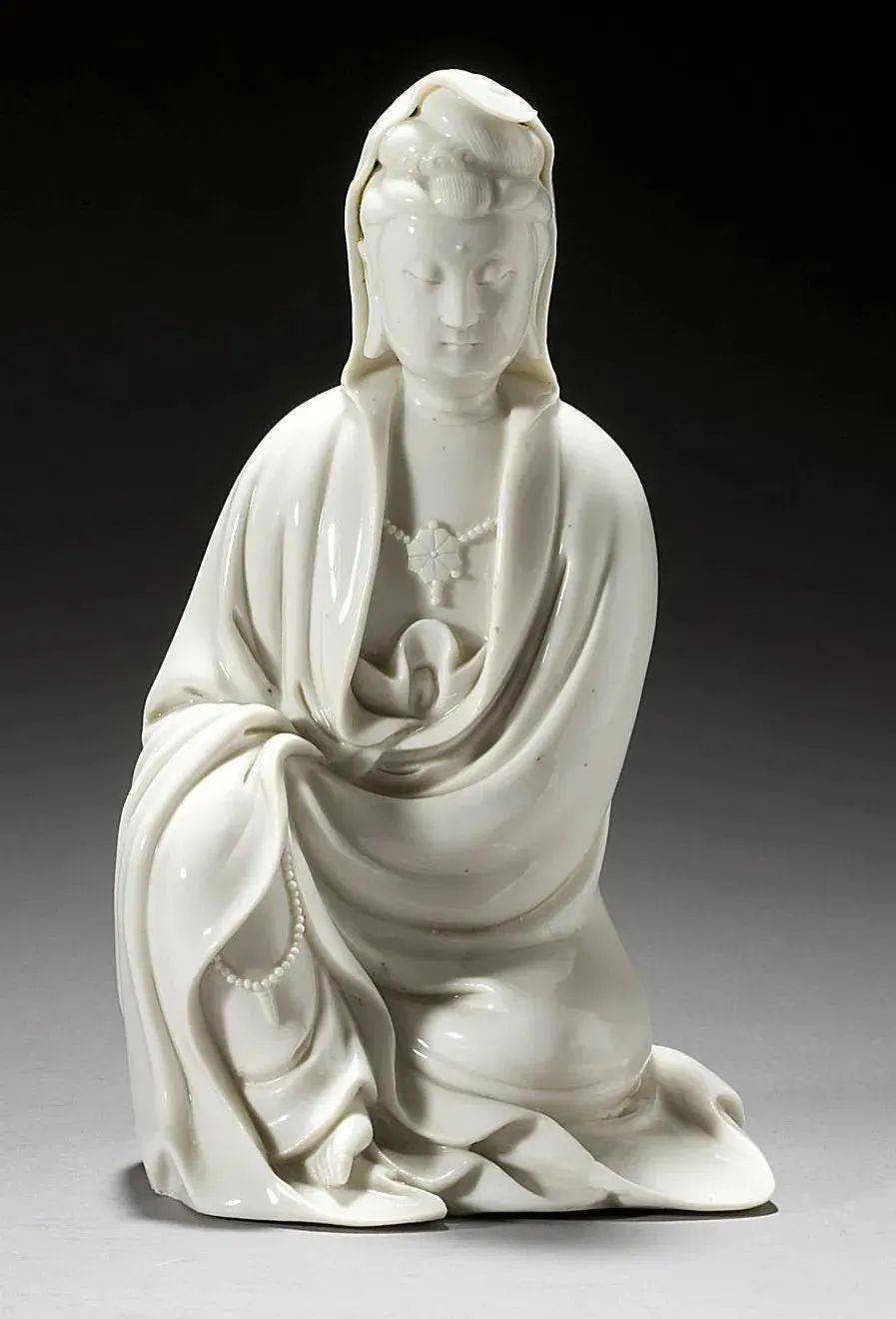 欣赏| 国宝级德化白瓷观音_cm_何朝宗_坐像