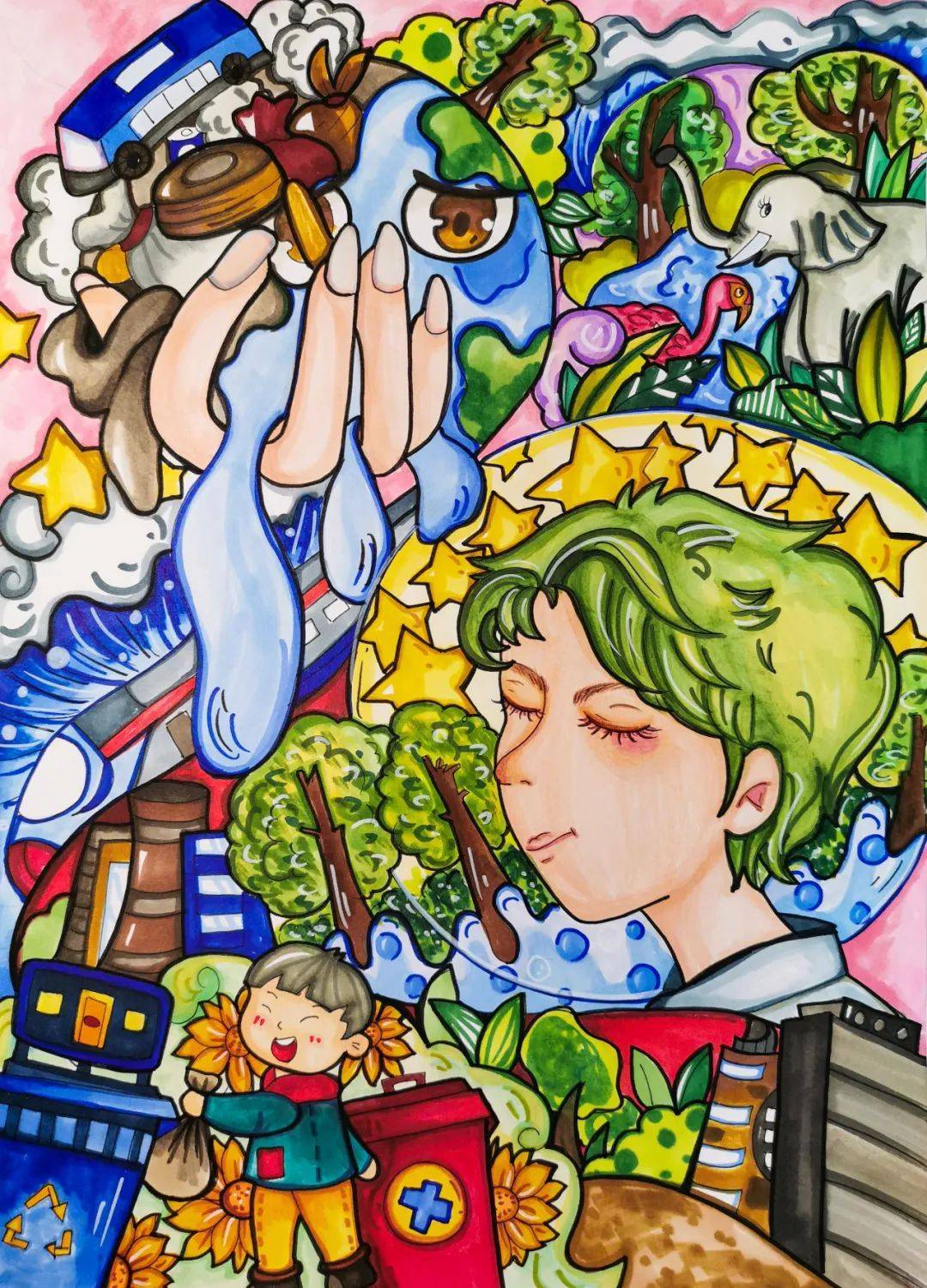 第一批获奖名单|意大利威尼斯国际青少年绘画大赛展览招募,附获奖作品